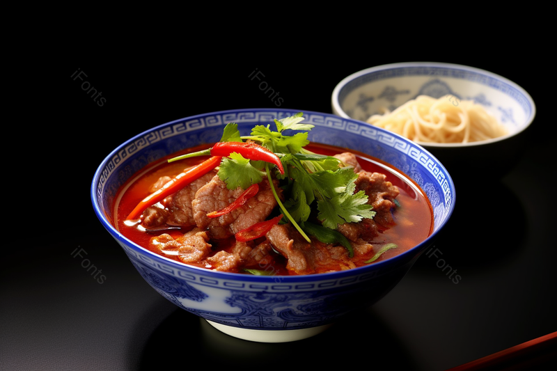 一碗美味的水煮牛肉摆在桌上中餐荤菜餐饮美食,高清,摄影图,摄影图片,图片大全,摄影图免费下载